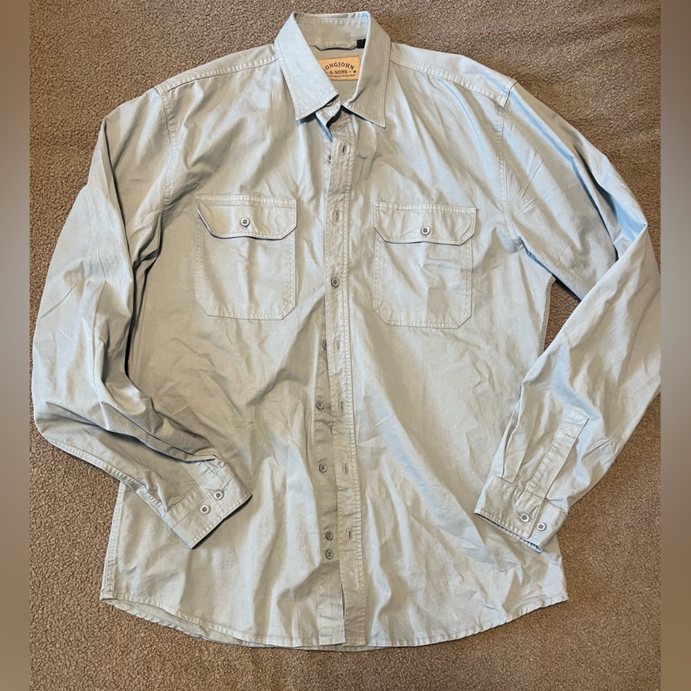 Light Blue Button-Up Shirt